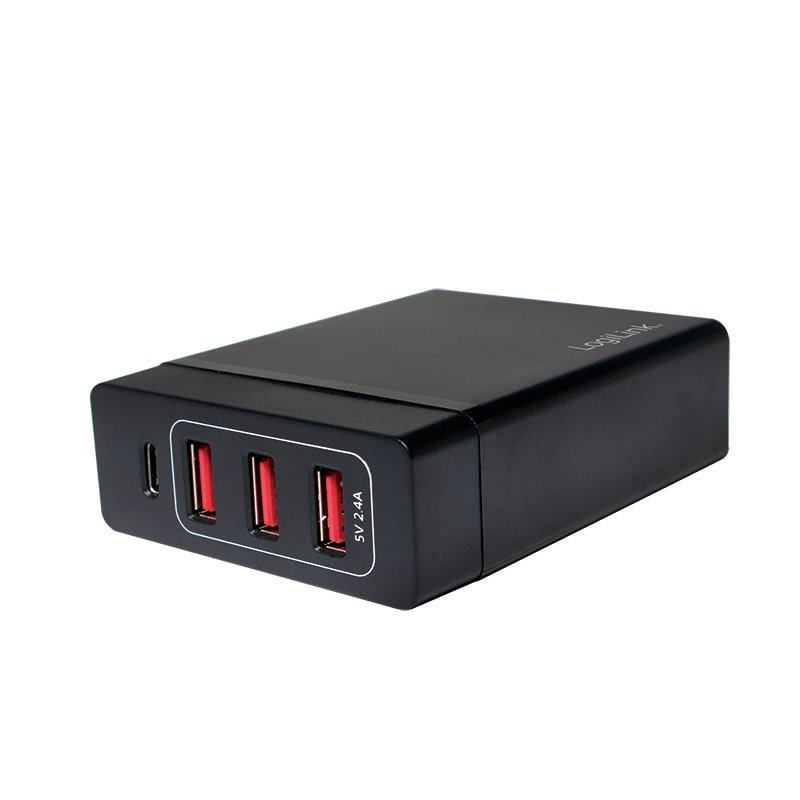 LogiLink PA0122 mobile device charger Universal Black USB Indoor