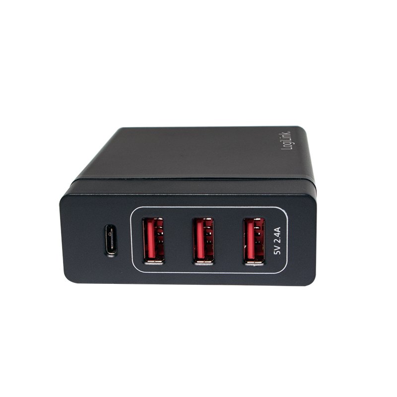 LogiLink PA0122 mobile device charger Universal Black USB Indoor