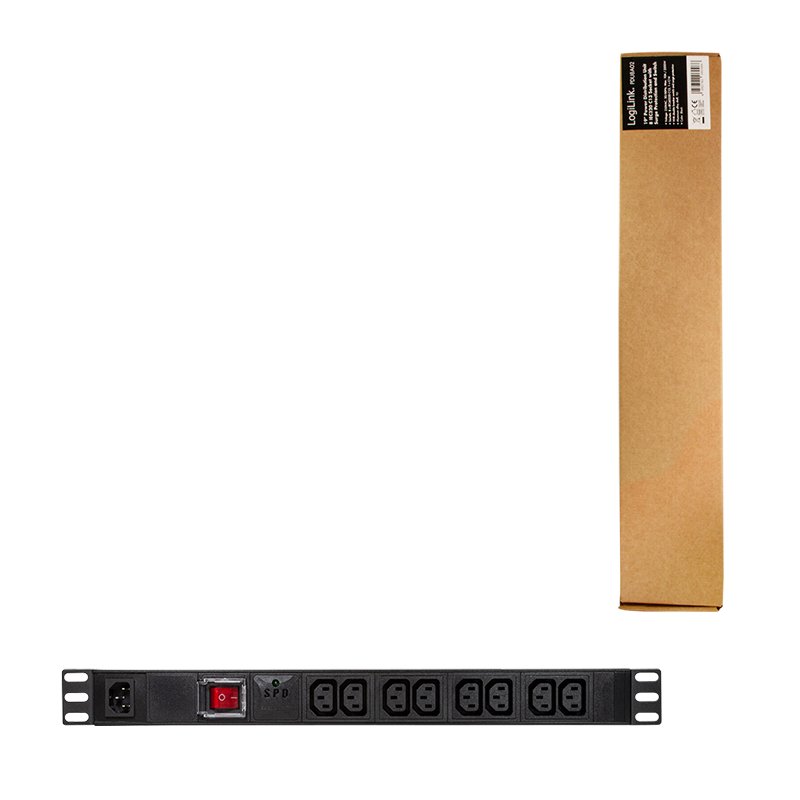 ZUB Logilink PDU 19" 8x IEC320 C13 socket
