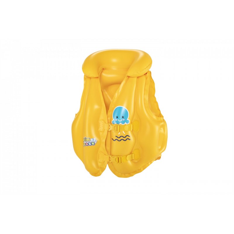 Bestway Gilet de natation gonflable pour enfants ABC WonderSplash Swim Safe