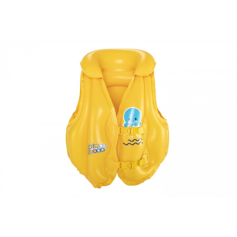 Bestway Gilet de natation gonflable pour enfants ABC WonderSplash Swim Safe