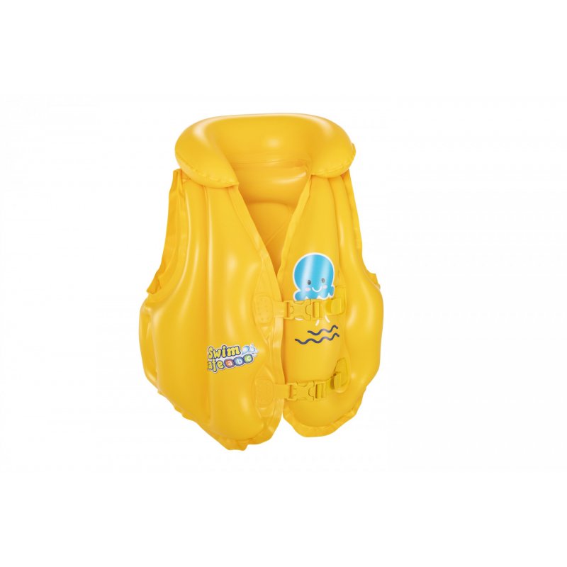 Bestway Gilet de natation gonflable pour enfants ABC WonderSplash Swim Safe