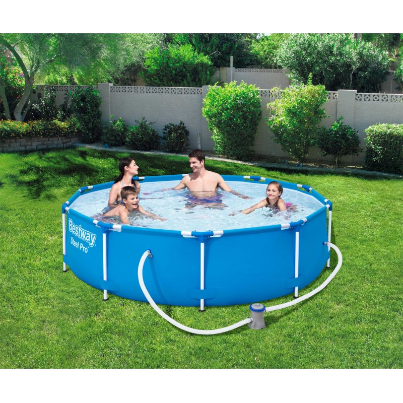Bestway Steel Pro 56679 piscine hors sol Rond Bleu