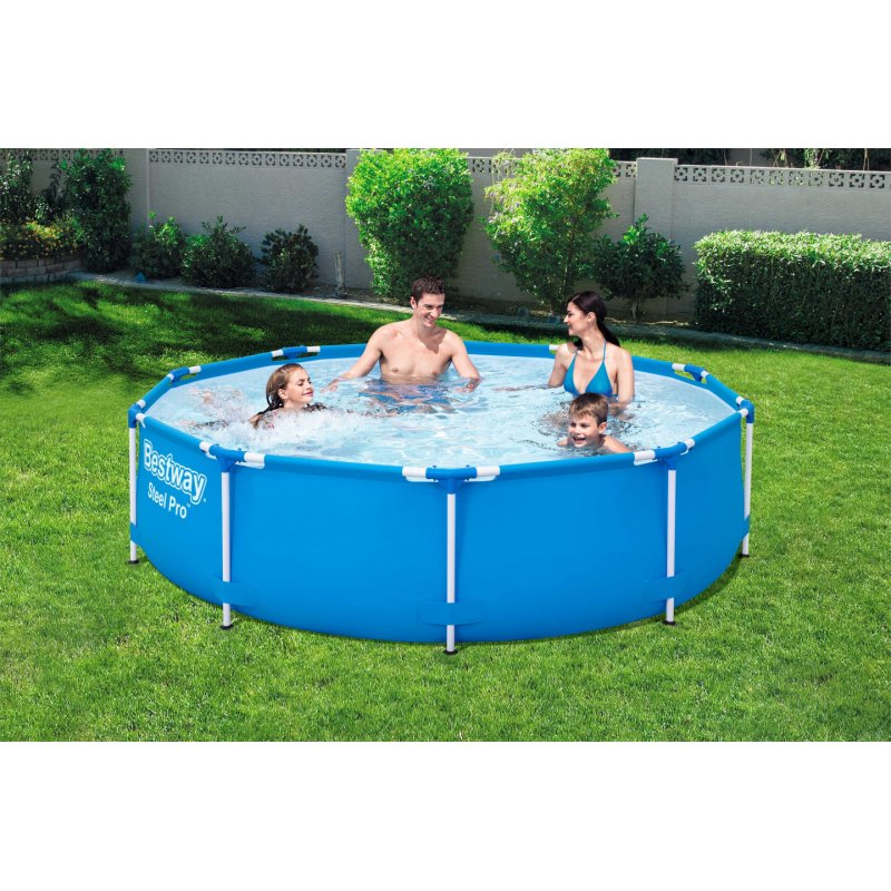 Bestway Steel Pro 56679 above ground pool Framed pool Round Blue