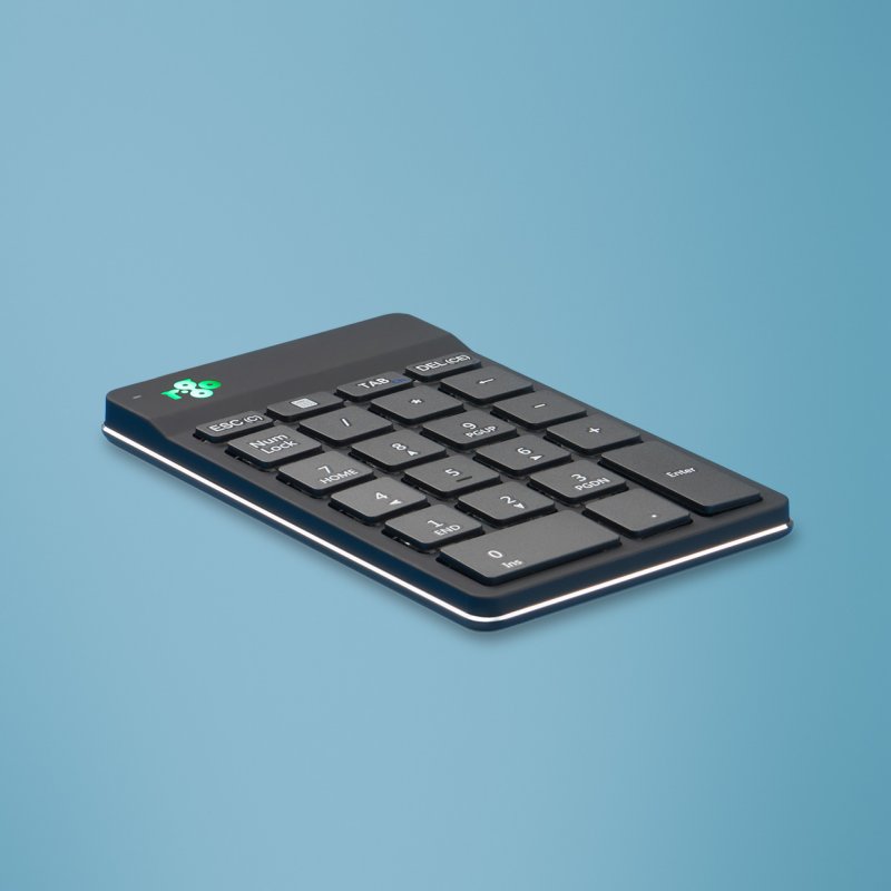 R-GO NUMPAD BREAK ERGONOMIC NUMERIC WIRELESS KEYPAD BLACK