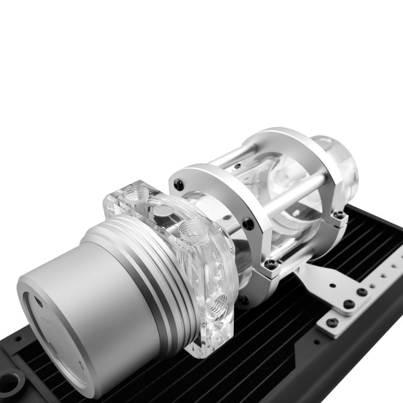 Singularity compatible Computers Protium Ausgleichsbehälter 100mm - Acryl, silber