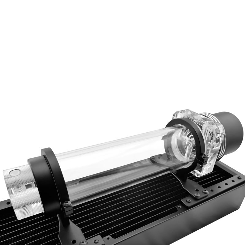 Singularity compatible Computers Protium Ausgleichsbehälter 200mm - Acryl, schwarz