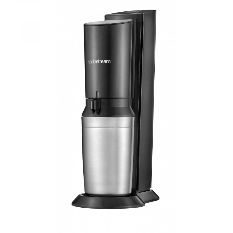 Soda Maker Crystal 3 0 QC black Schwarz incl 1 Glasbottle (1016411410)