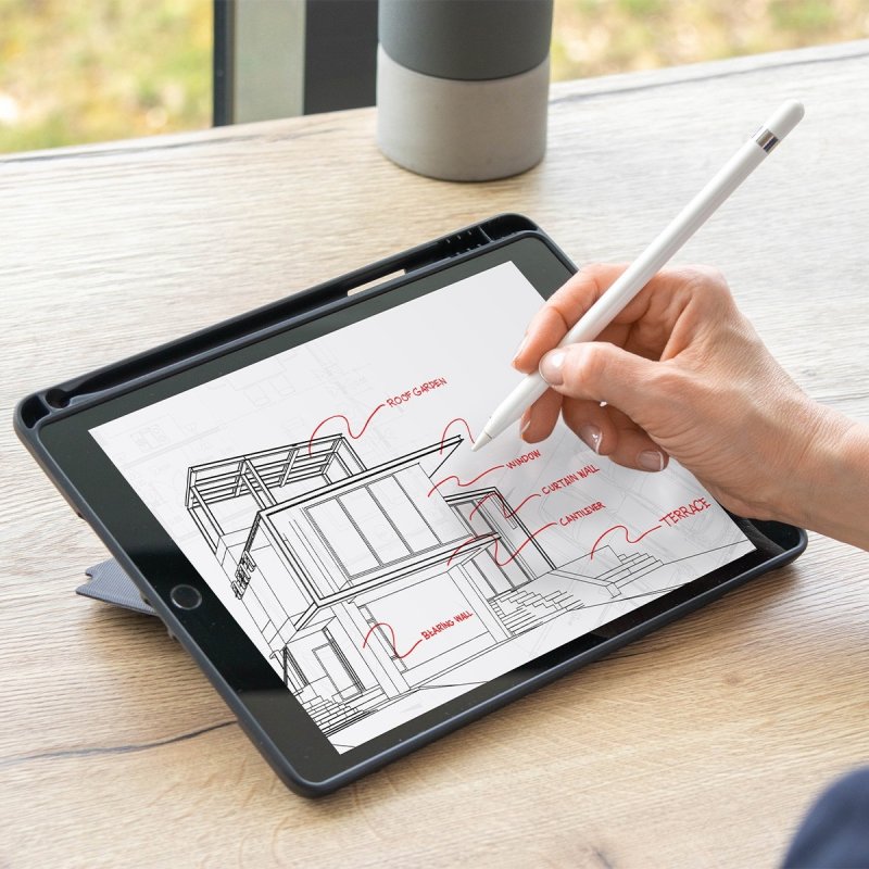 Mobilis 029029 tablet case 25.9 cm (10.2") Folio Black