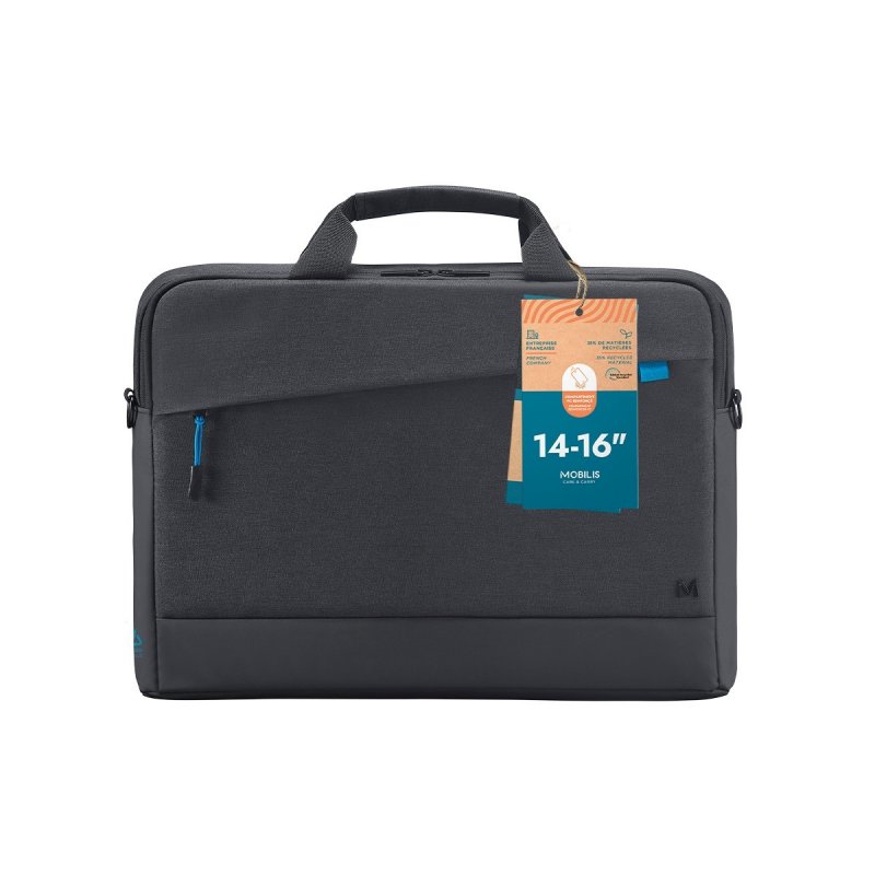Mobilis 025028 notebook case 40.6 cm (16") Briefcase Black