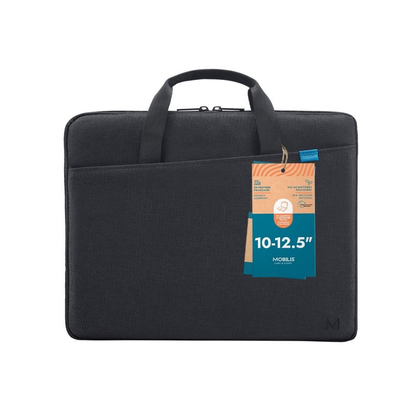 Mobilis 025030 notebook case 31.8 cm (12.5") Briefcase Black