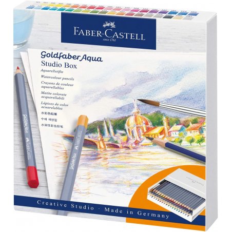 Faber-Castell - Goldfaber Aqua Watercolour pencil studio box