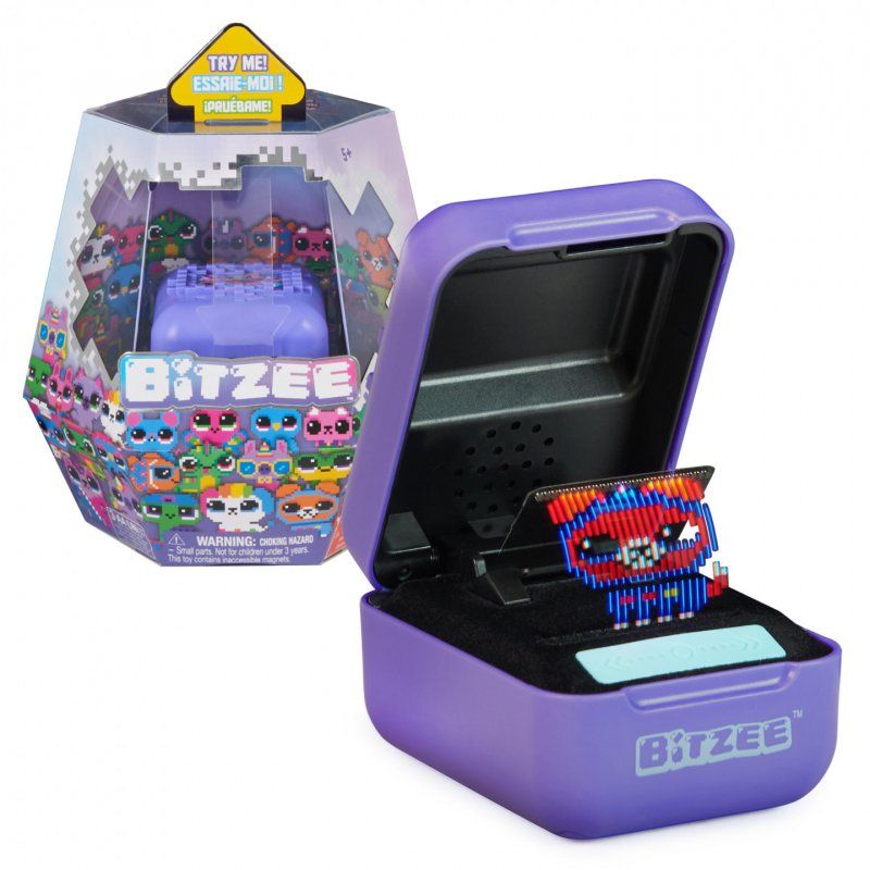 Spin Master BITZEE - Mon Animal Interactif Bitzee - Animal Digital 3D Que Vous Pouvez Vraiment Toucher - Boîtier Electr