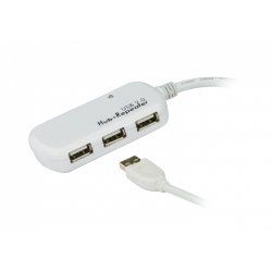 ATEN Rallonge USB 2.0 avec concentrateur à 4 ports - 12 m