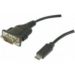 Hypertec 040331-HY serial cable Black USB-C RS-232
