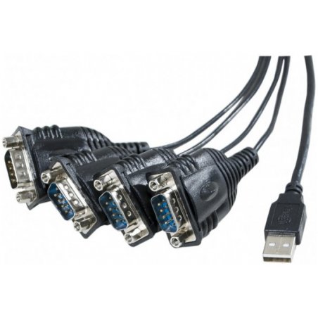 USB to RS232 Converter PROLIFIC Series -4  DB9 Ports
