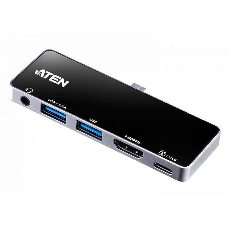 ATEN Station d’accueil de voyage USB-C avec transfert de puissance