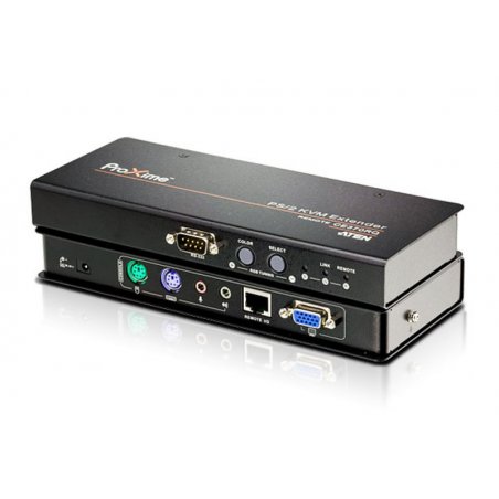 PS/2 VGA KVM Extender with Audio and RS-232 + Deskew (300m)