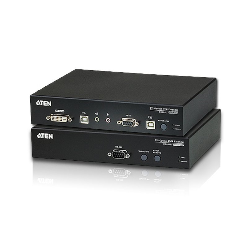 USB DVI Optical Fiber KVM Extender (600m)