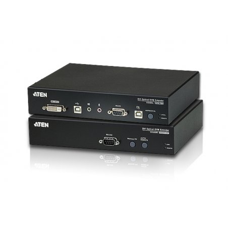 ATEN USB DVI Optical Fiber KVM Extender (600m)