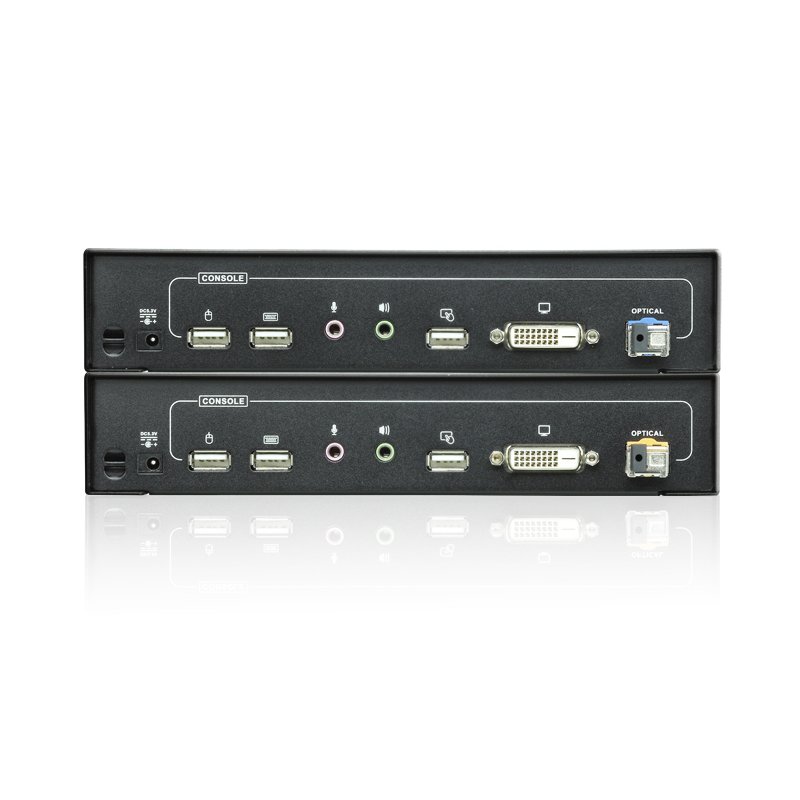 ATEN Extension KVM optique DVI USB (1920 x 1200@600m)