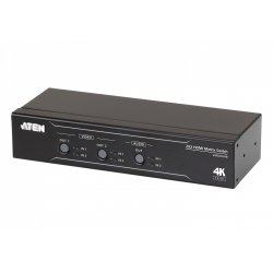 2x2 True 4K HDMI Matrix Switch with Audio De-Embedder