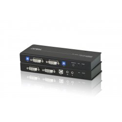 ATEN USB Dual View DVI KVM Extender with Audio and RS-232 (60m)