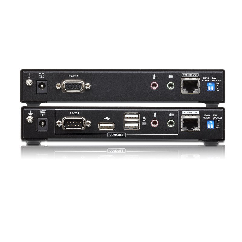 ATEN USB 2.0 DVI Dual View HDBase T2.0 KVM Extender with Audio and RS232 (150m)