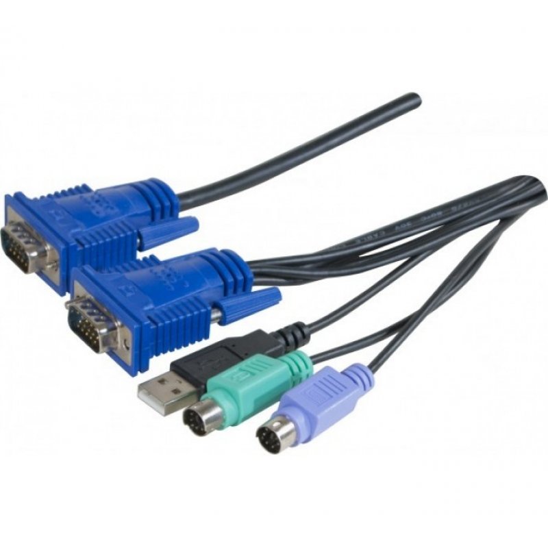 COMBO KVM CABLE VGA/PS2+USB- 3,00M