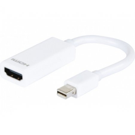 Connect 127387 video cable adapter 0.09 m Mini DisplayPort HDMI Type A (Standard) White