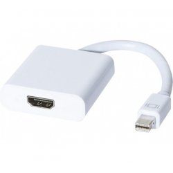 Hypertec 127427-HY video cable adapter 0.15 m Mini DisplayPort HDMI White