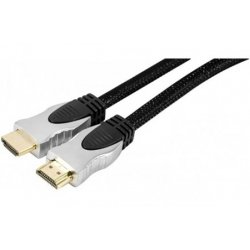 Tecline HDMI M/M 1m HDMI cable HDMI Type A (Standard) Black, Silver
