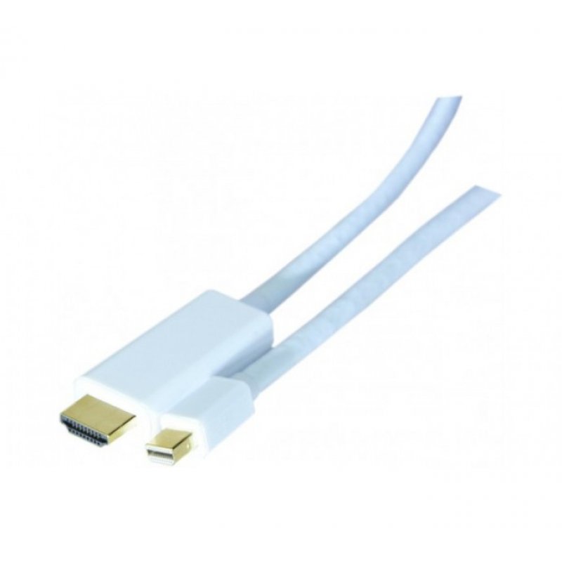 Hypertec 128061-HY video cable adapter 2 m HDMI Type A (Standard) Mini DisplayPort White