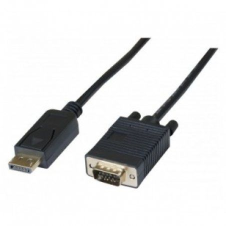 DisplayPort 1.1 to VGA cord Black- 2m