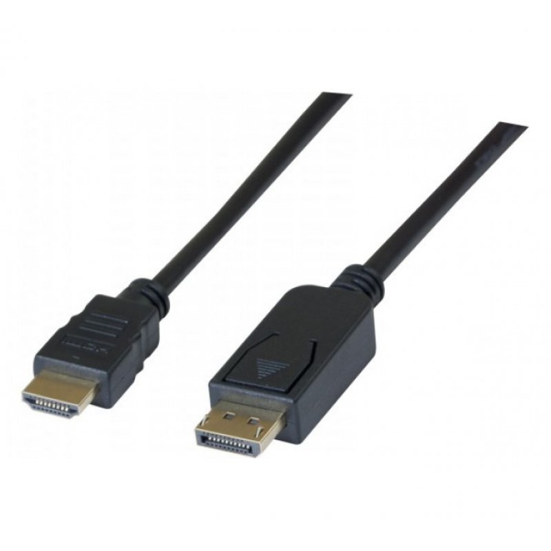 Hypertec 128421-HY video cable adapter 2 m DisplayPort HDMI Black