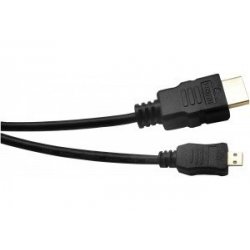 Connect 128490 câble HDMI 1 m HDMI Type A (Standard) HDMI Type D (Micro) Noir