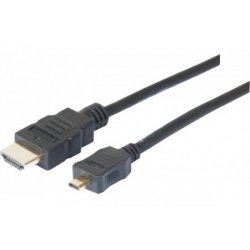 Tecline 128495 câble HDMI 2 m HDMI Type A (Standard) HDMI Type D (Micro) Noir