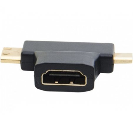 Hypertec 129904-HY cable gender changer Mini HDMI/Micro HDMI HDMI A Black