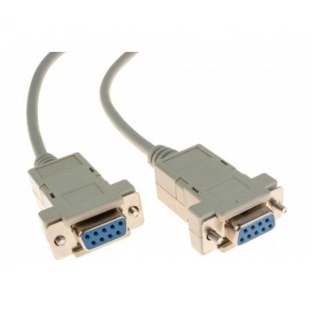 DB9 female/ female null modem serial transfer cord- 5 m