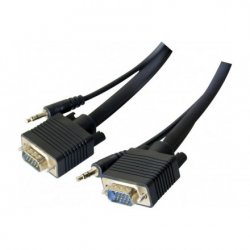 SVGA + audio monitor cord- 3 m