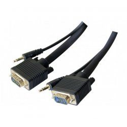 Hypertec 137242-HY câble VGA 15 m VGA (D-Sub) Noir