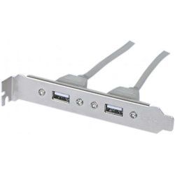 Connect 146698 câble USB 2 x USB A Gris
