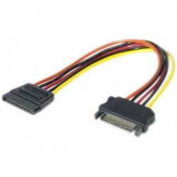 EXC 147564 câble SATA 0,2 m SATA 15 broches Noir