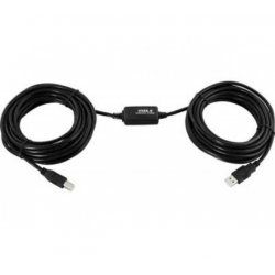Long USB2.0 Type A/B booster cable for printer- 10 m