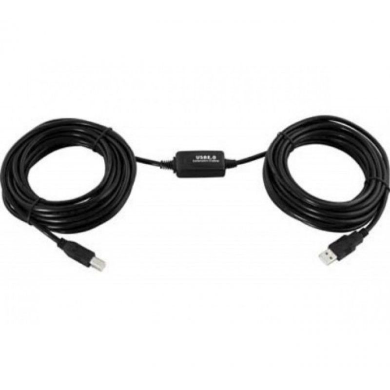 EXC 149216 USB cable 10 m USB 2.0 USB A USB B Black