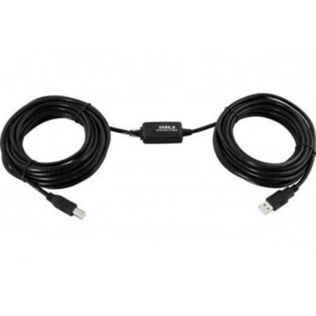 Long USB2.0 Type A/B booster cable for printer- 10 m