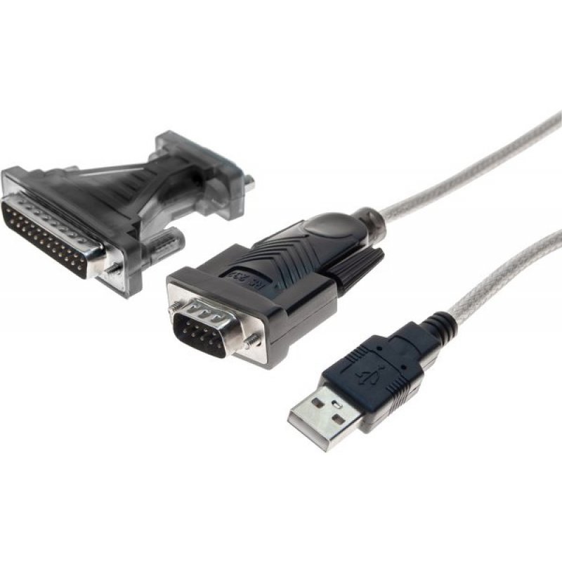 Dacomex 151037 video cable adapter USB Type-A D-Sub (DB-9) Black