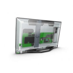 Philips 24HFL3014P/12 TV 61 cm (24") HD Black, Transparent