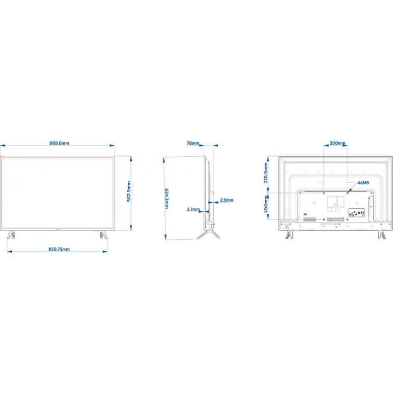 PHILIPS TV Hospitality 43HFL5114/12 FHD