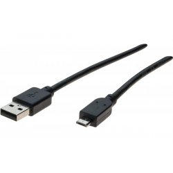 Dacomex 194004 câble USB 1 m USB 2.0 USB A Mini-USB B Noir